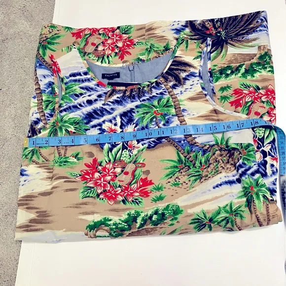 Talbots Casual Tropical Sheath Dress Size 6P NWT