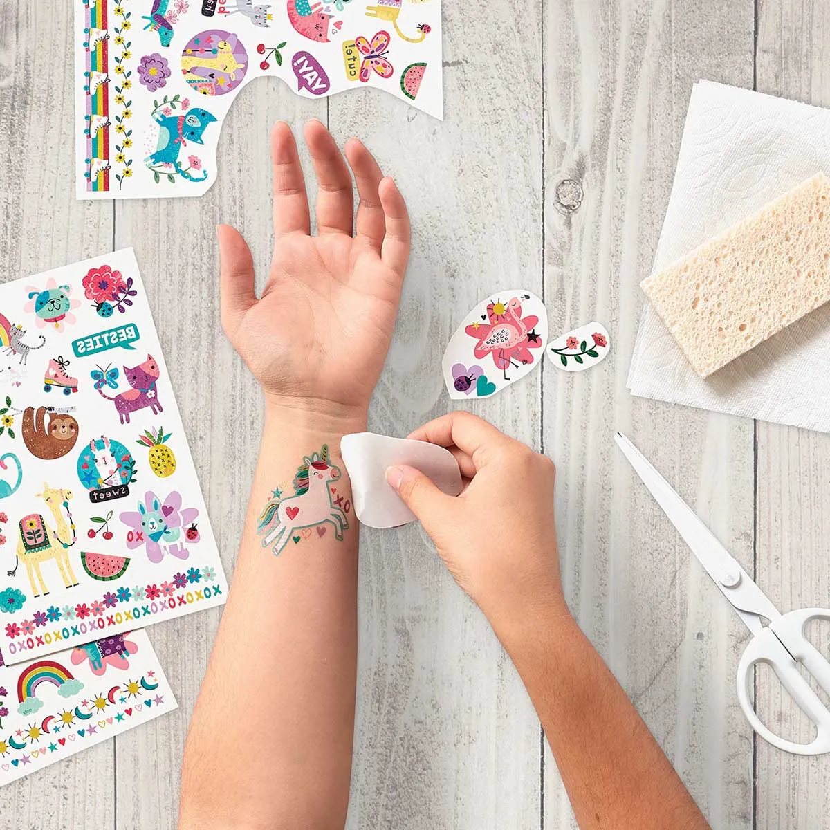 Temporary Glitter Tattoo