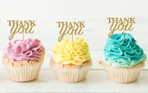 Thank You Cupcake Toppers