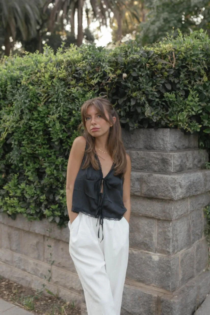 The Blake Satin Top