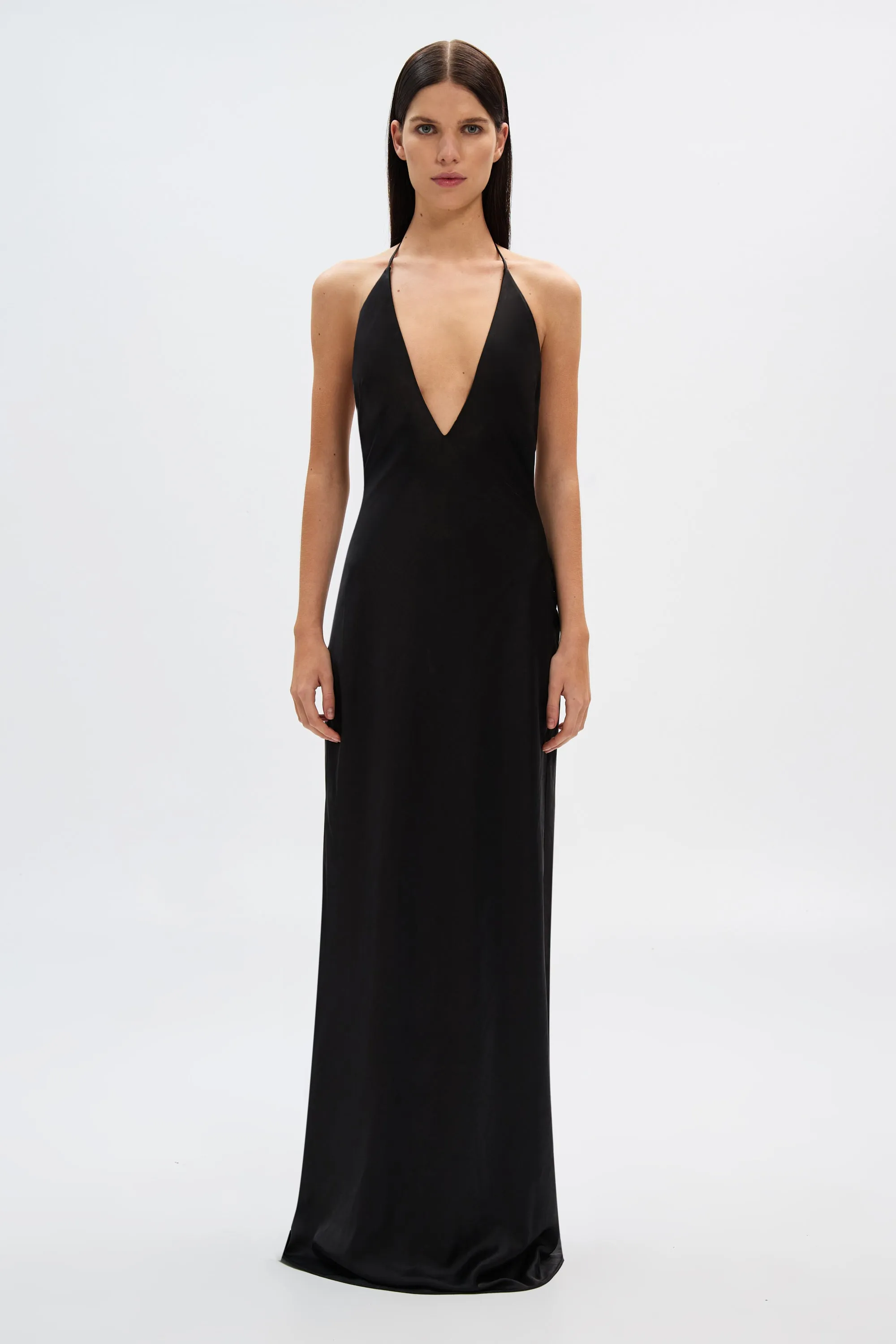 THE 'HONOR' SATIN DRESS