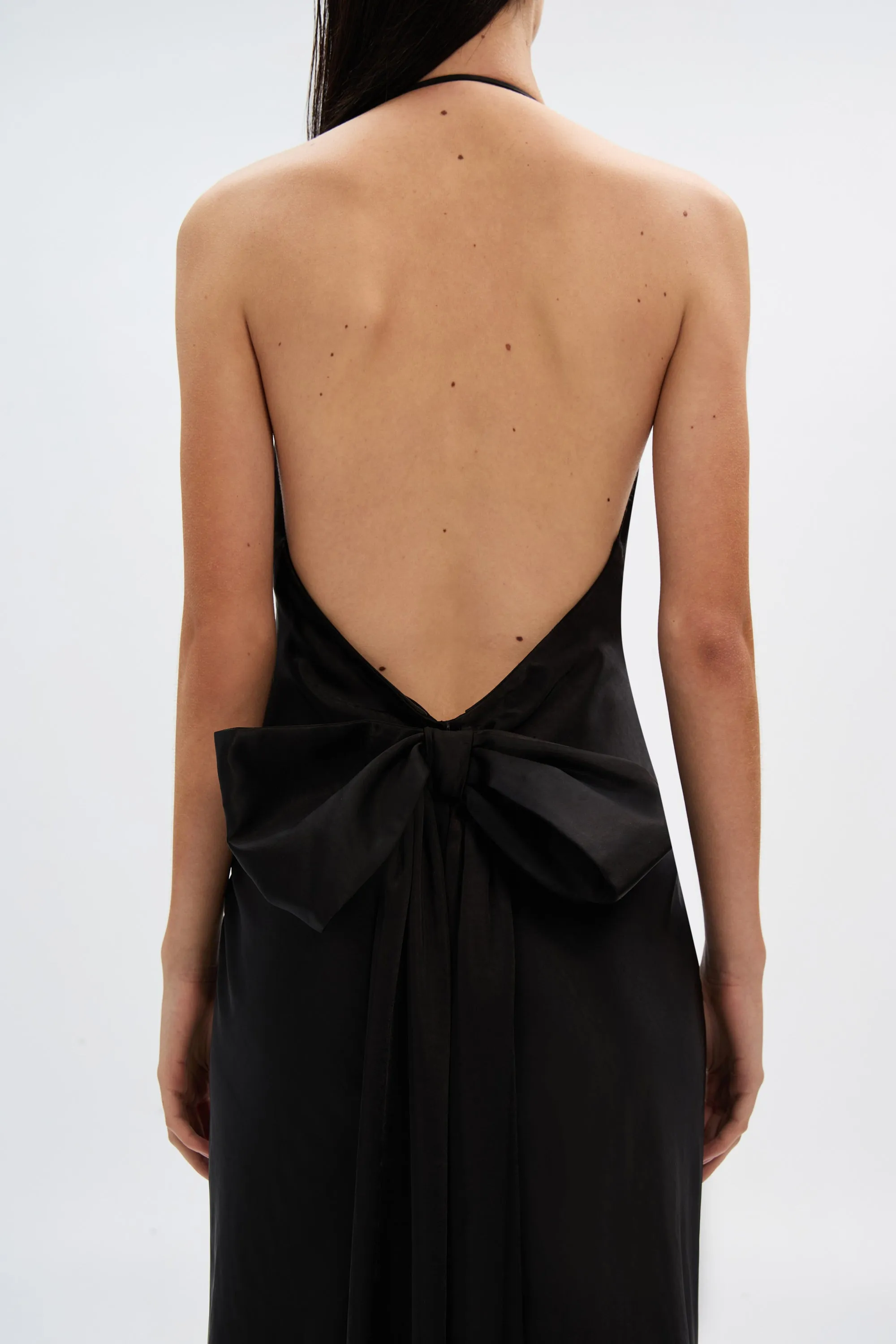THE 'HONOR' SATIN DRESS