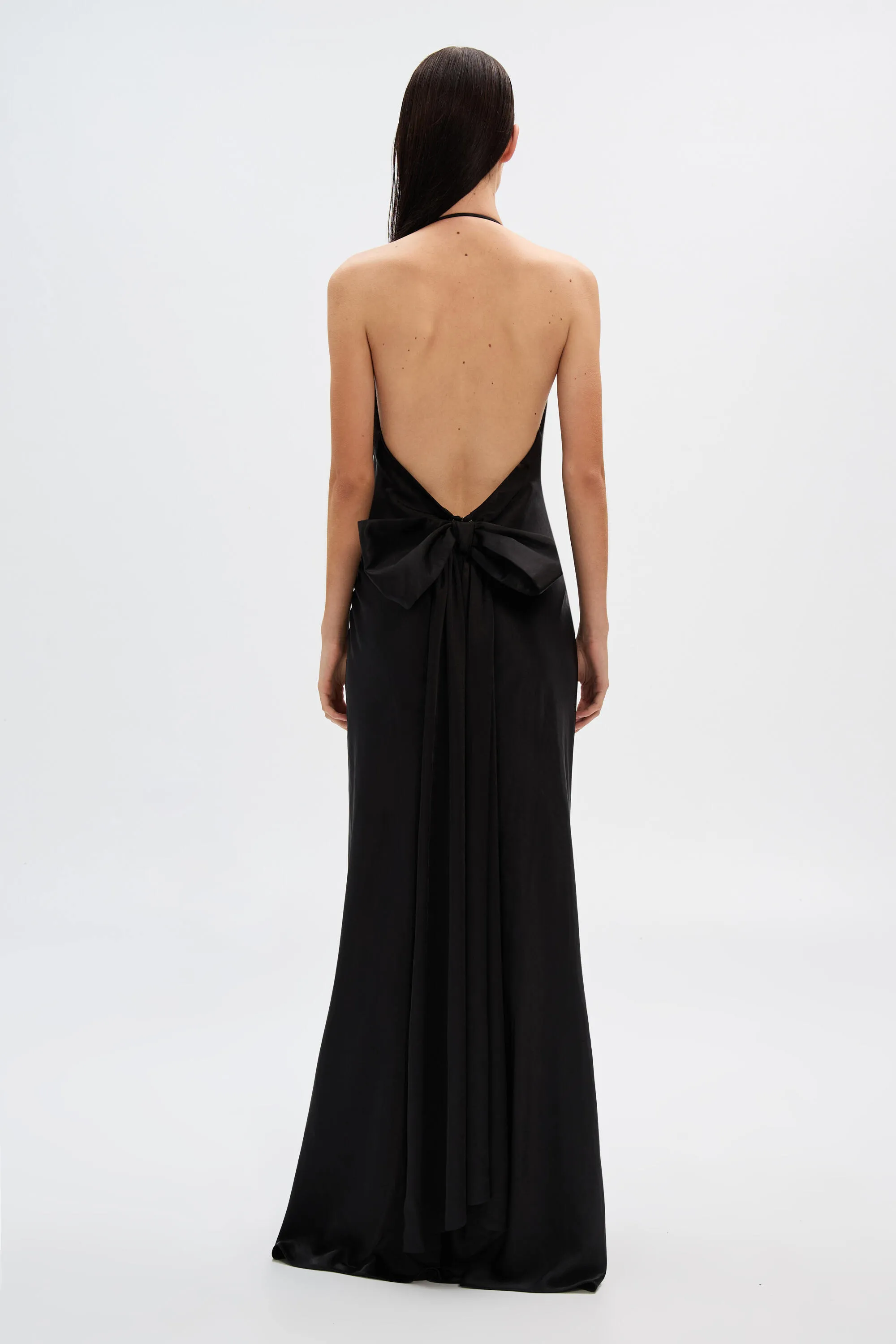 THE 'HONOR' SATIN DRESS