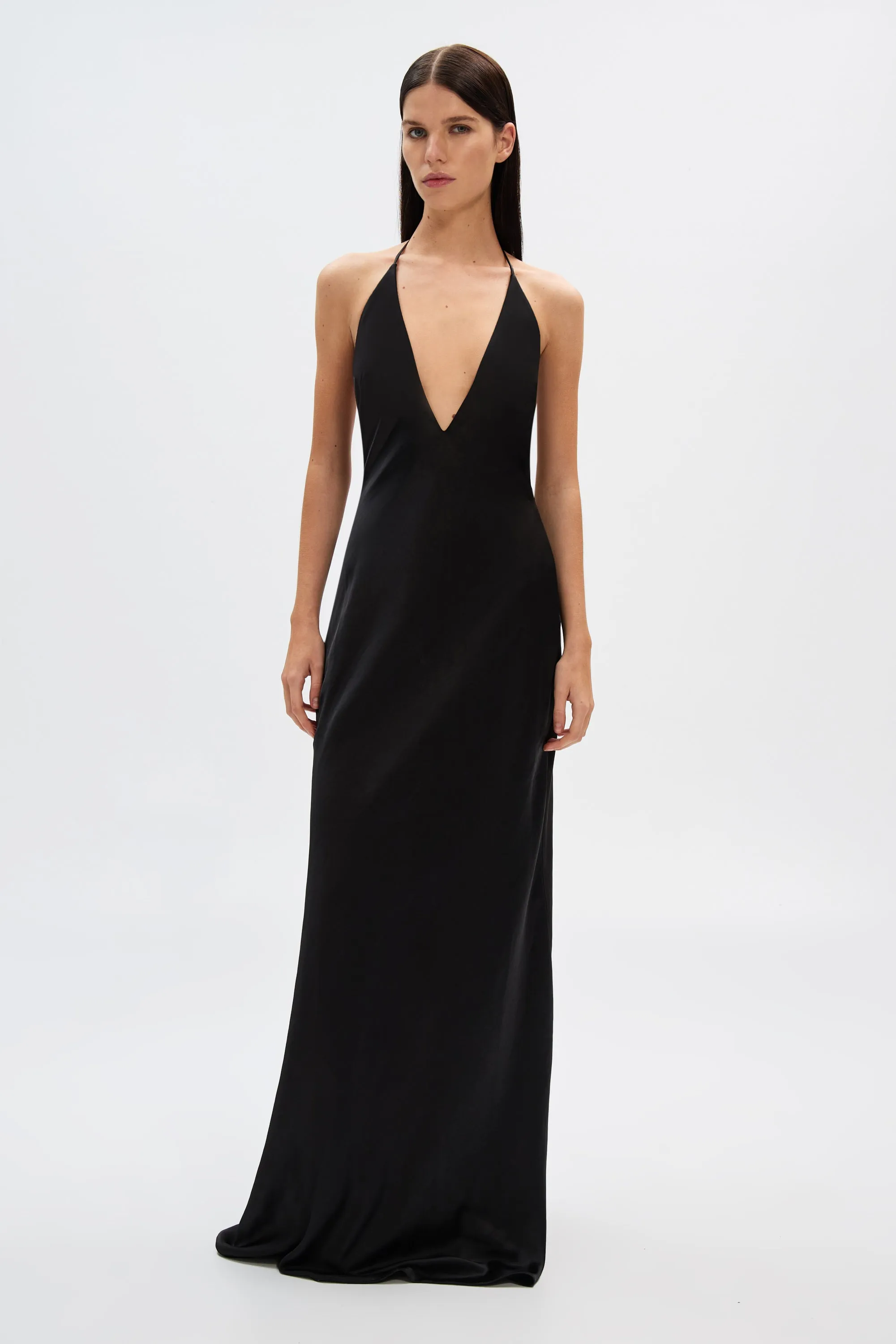 THE 'HONOR' SATIN DRESS