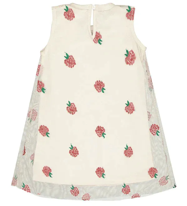 The Josephine Raspberry Dress - Swan - BABY
