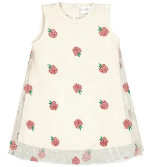 The Josephine Raspberry Dress - Swan - BABY
