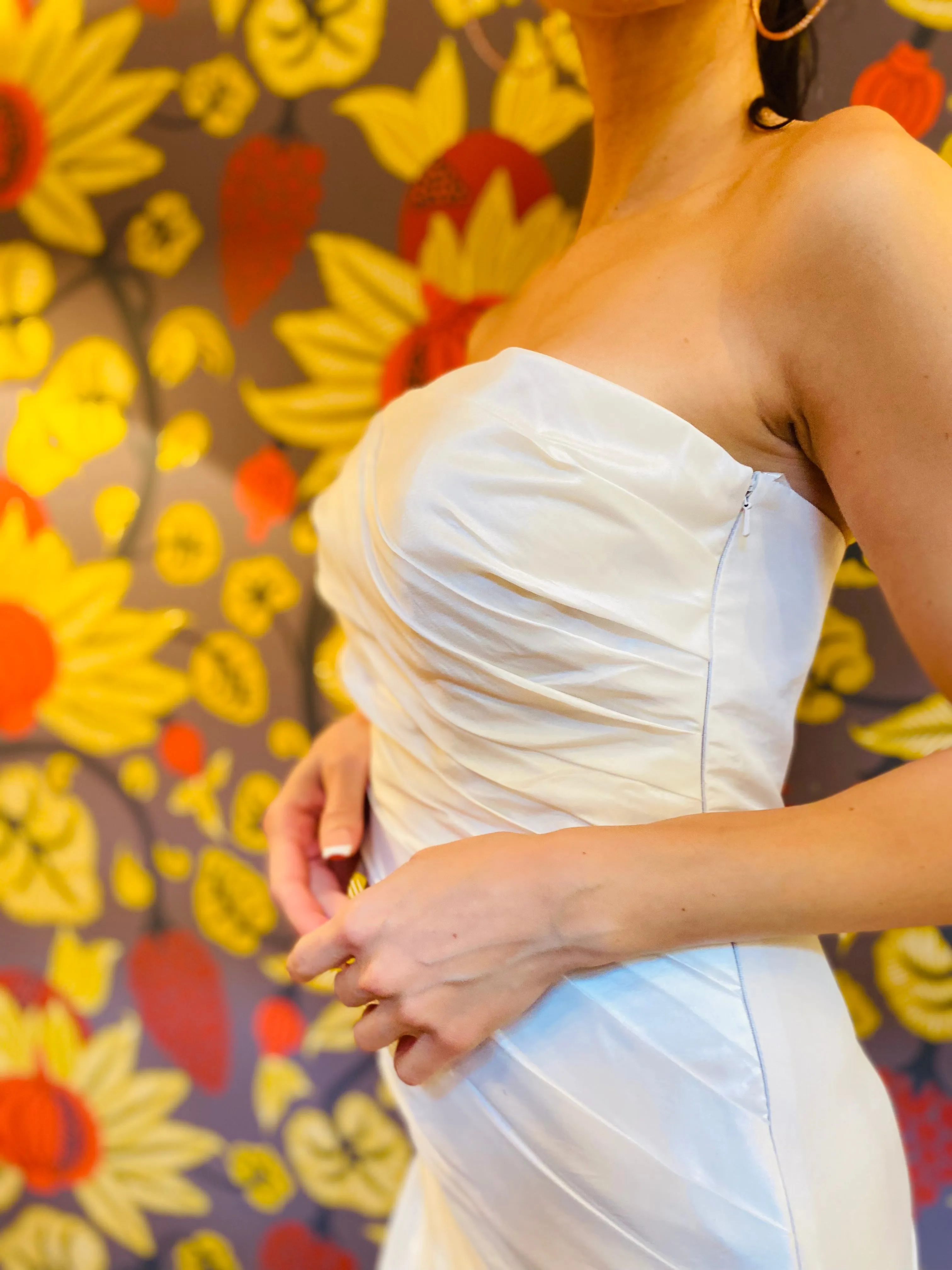 The Kerri Strapless Mermaid Wedding Gown
