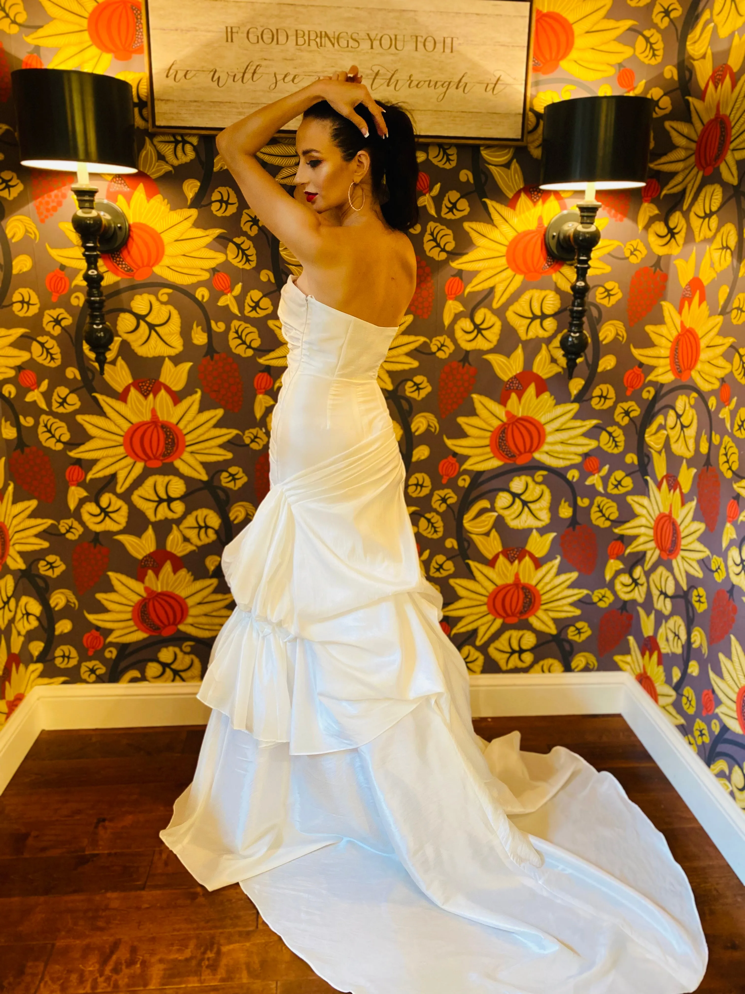 The Kerri Strapless Mermaid Wedding Gown