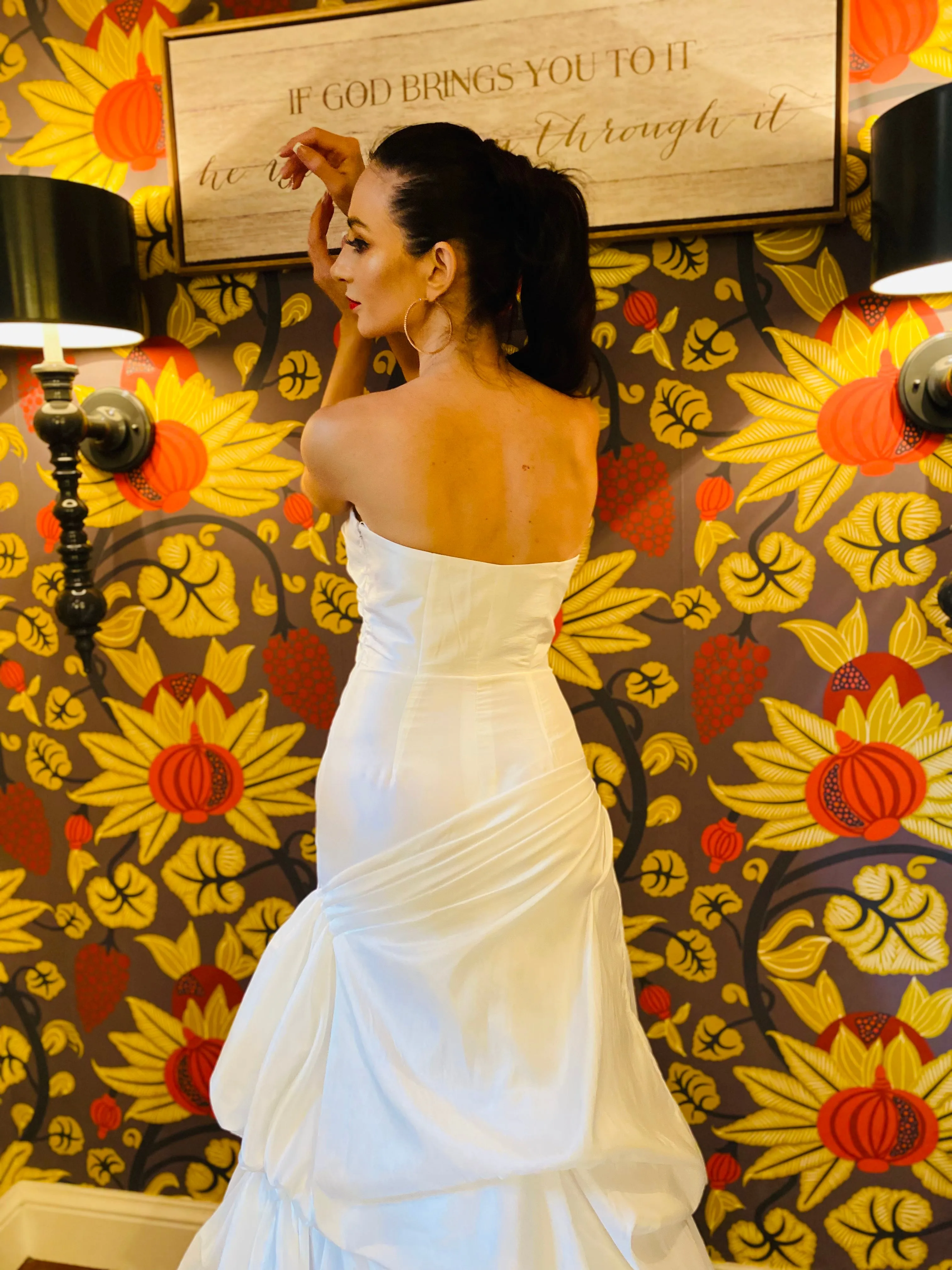 The Kerri Strapless Mermaid Wedding Gown