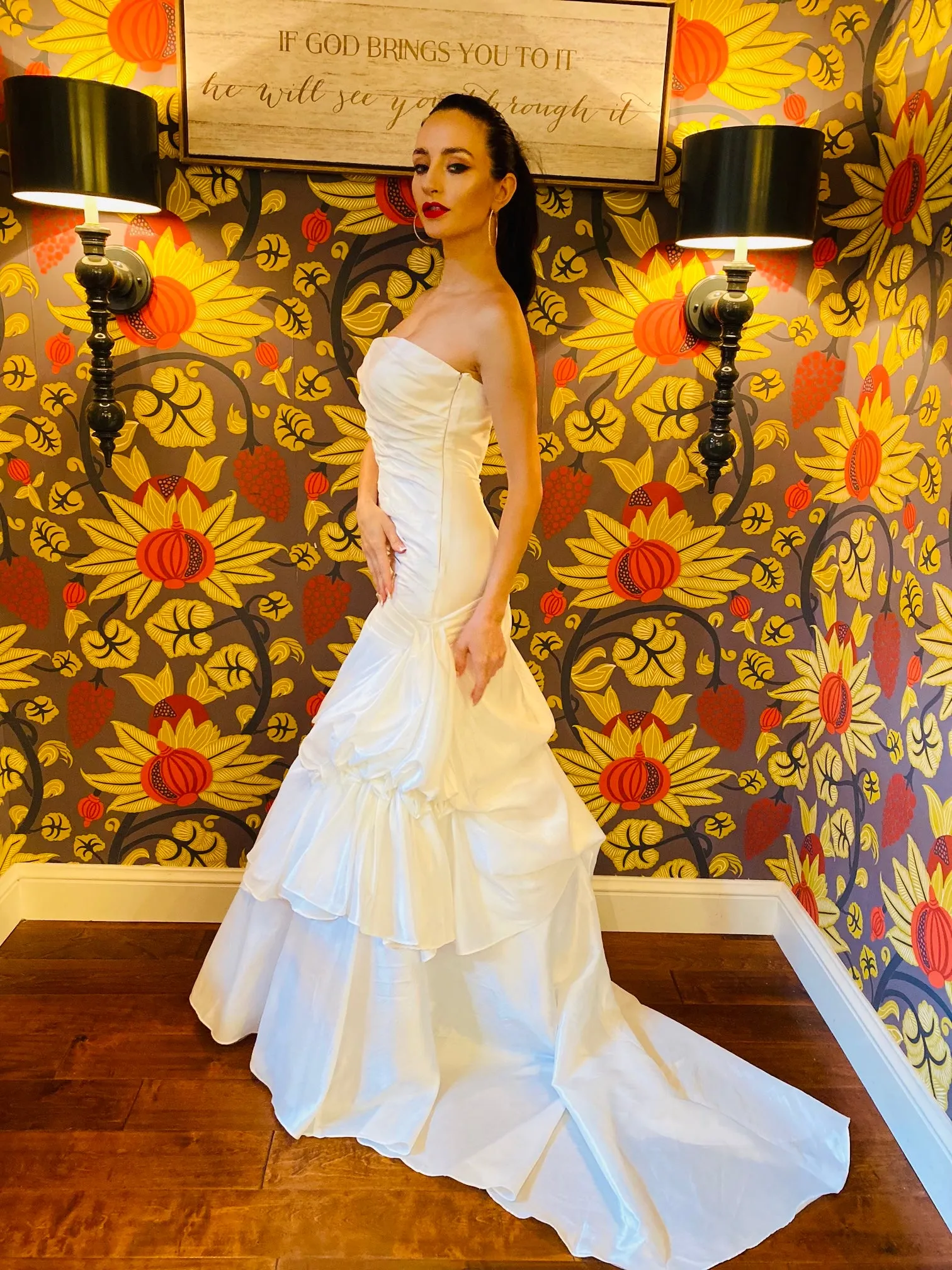 The Kerri Strapless Mermaid Wedding Gown
