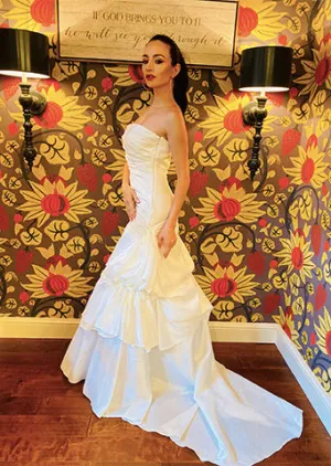 The Kerri Strapless Mermaid Wedding Gown