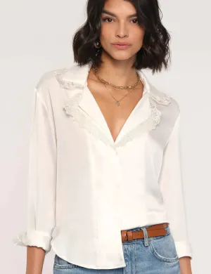 The Lorraine Top by Heartloom - Eggshell