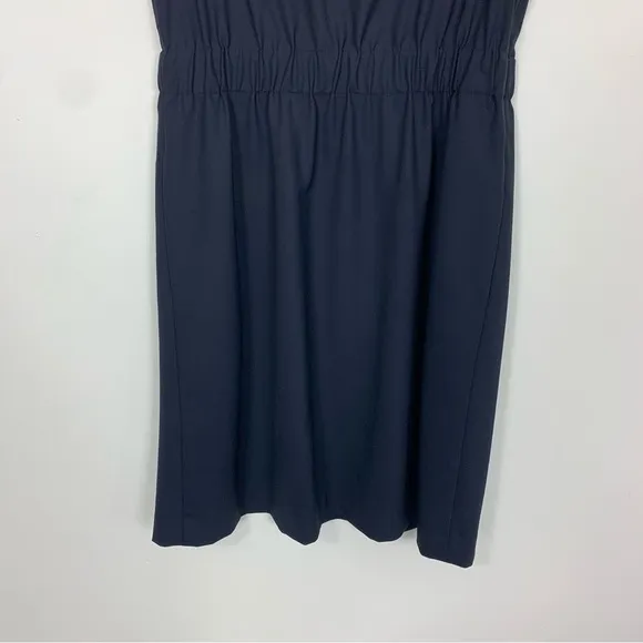 Theory Navy Blue Ivon Wool Sheath Dress Size 12