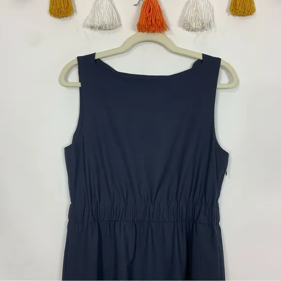 Theory Navy Blue Ivon Wool Sheath Dress Size 12