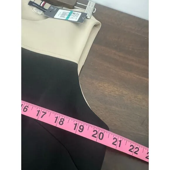 Tommy Hilfiger Colorblocked Jersey Dress Size 16