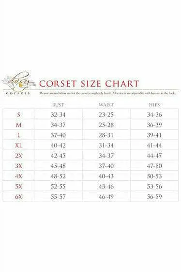 Top Drawer Fuchsia Underwire Sheer Lace Steel Boned Corset