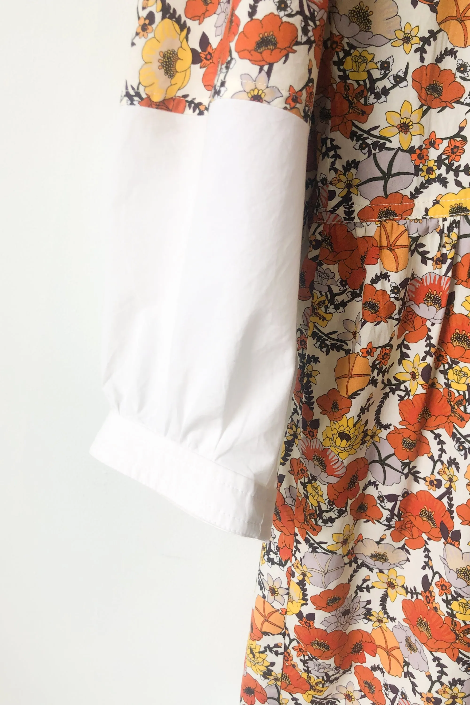 Tory Burch Orange Floral Dress