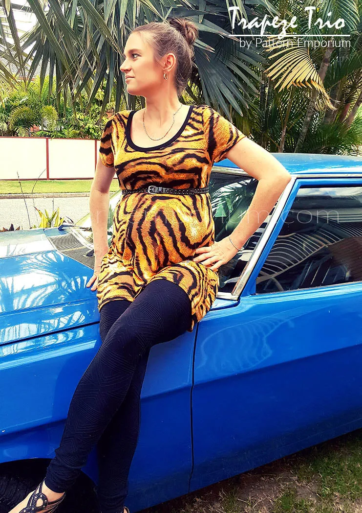 Trapeze Trio | Flared Top, Tunic & Dress Sewing Pattern