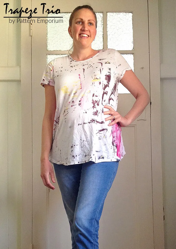 Trapeze Trio | Flared Top, Tunic & Dress Sewing Pattern