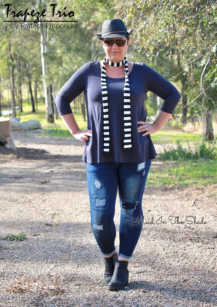 Trapeze Trio | Flared Top, Tunic & Dress Sewing Pattern