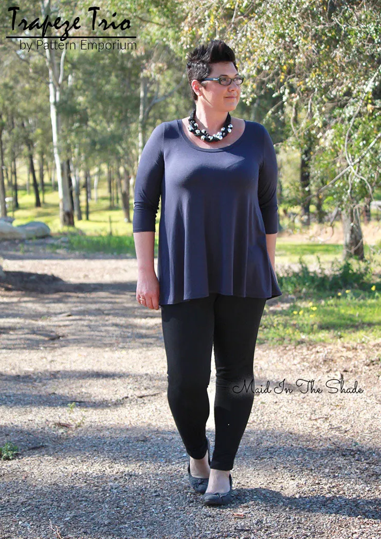 Trapeze Trio | Flared Top, Tunic & Dress Sewing Pattern