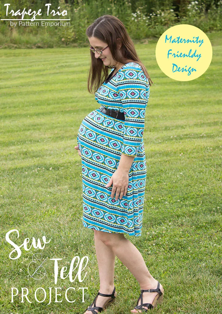 Trapeze Trio | Flared Top, Tunic & Dress Sewing Pattern