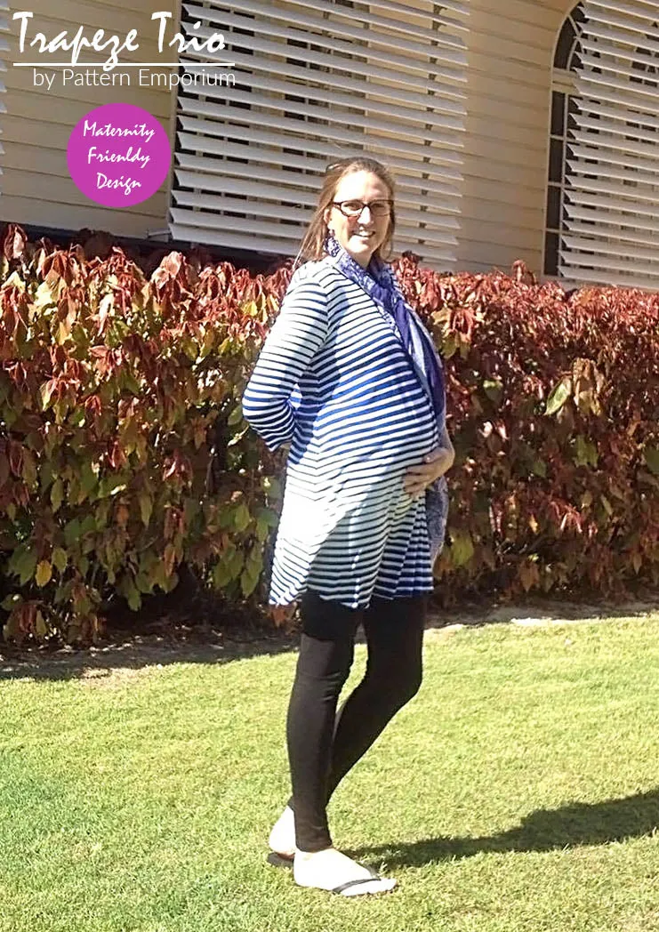 Trapeze Trio | Flared Top, Tunic & Dress Sewing Pattern