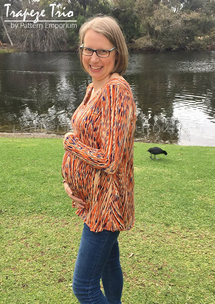 Trapeze Trio | Flared Top, Tunic & Dress Sewing Pattern
