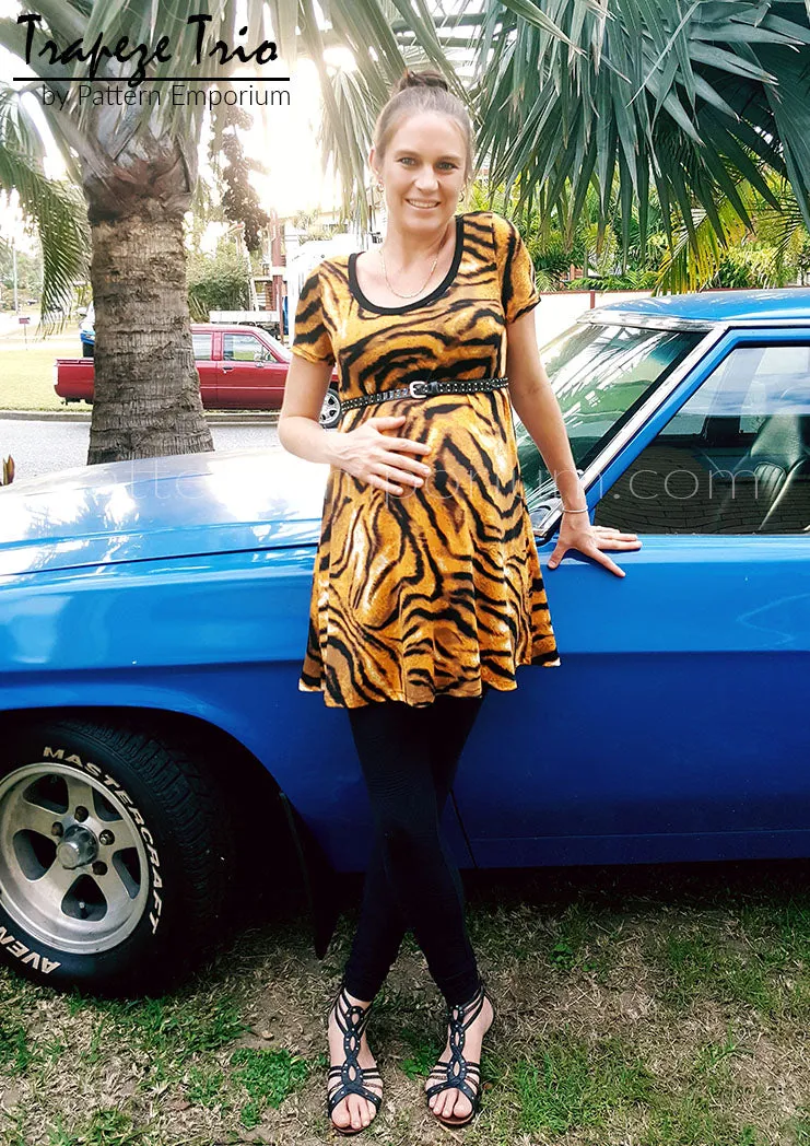 Trapeze Trio | Flared Top, Tunic & Dress Sewing Pattern
