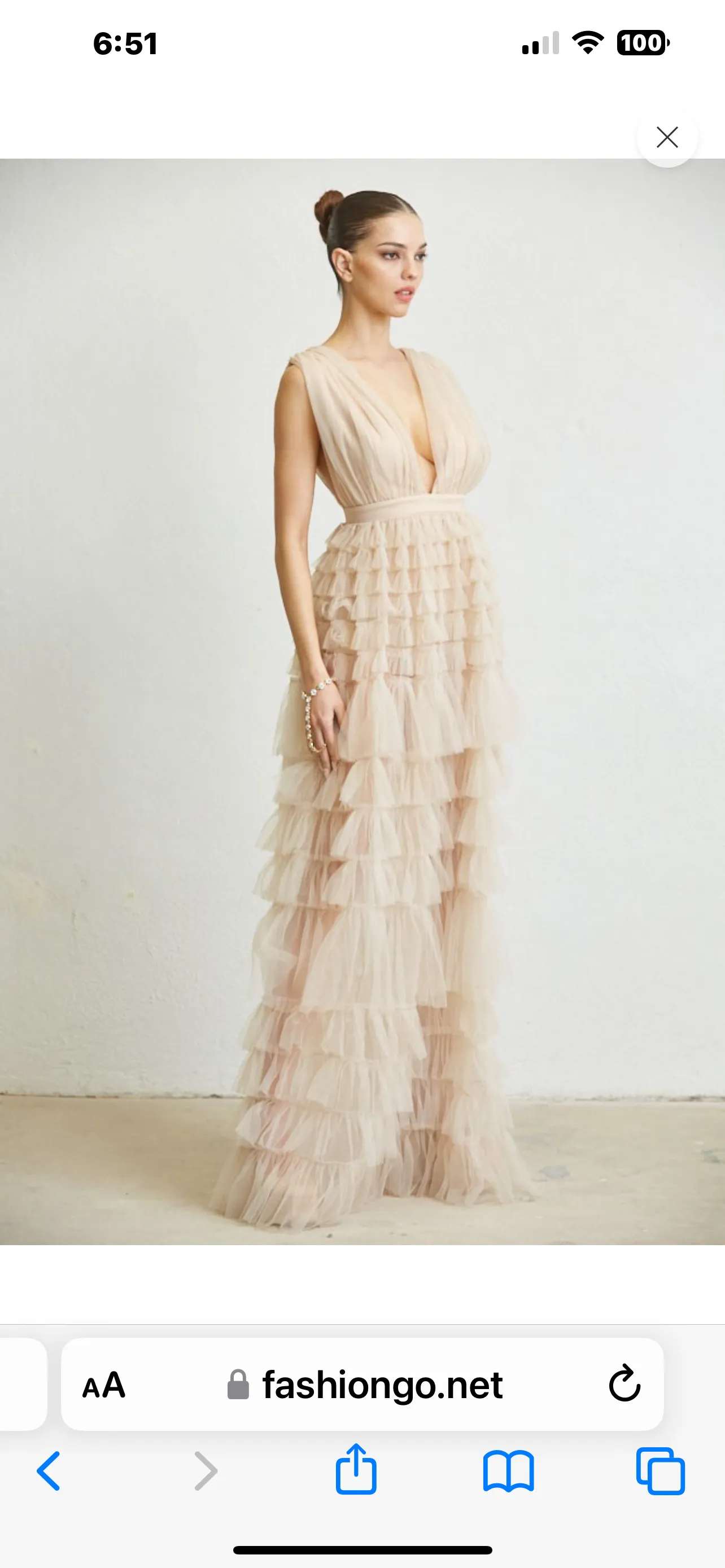 Tulle Wedding Cake Gown