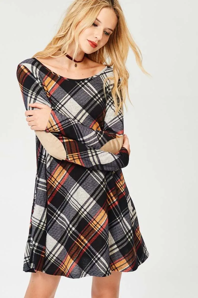 Turning Headz Plaid Dress