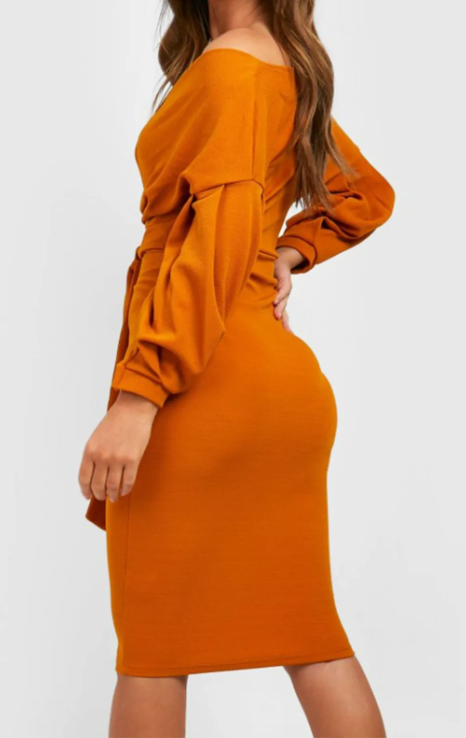 Unconventional Orange Dress