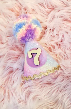 Unicorn Birthday Hat - Multicolor