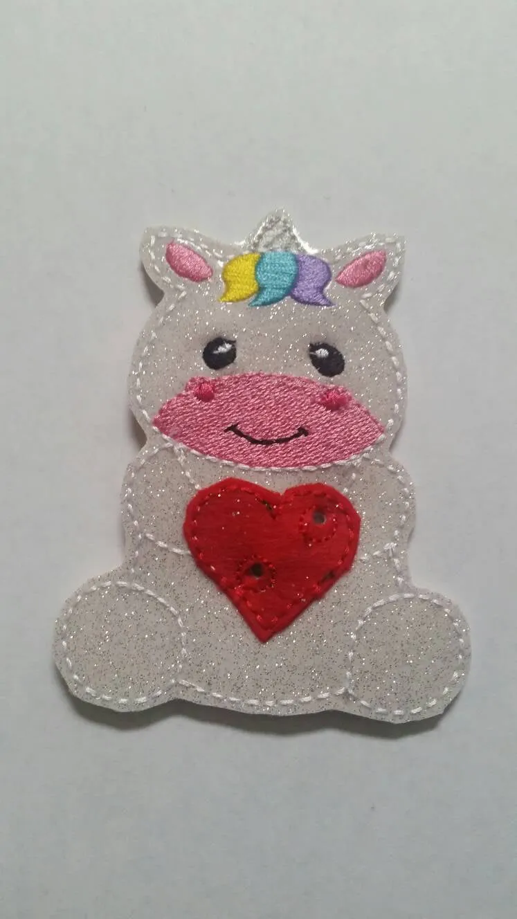 Unicorn Sucker Holder - Valentine - Classroom Party Favor - Birthday Party Favor - magical - heart - lollipop - be mine - non food treat