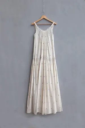 Urvashi Kaur   I   Taiwan DRESS SENTOSA hand loom cotton Lnen Shell TESSELLATE- 104