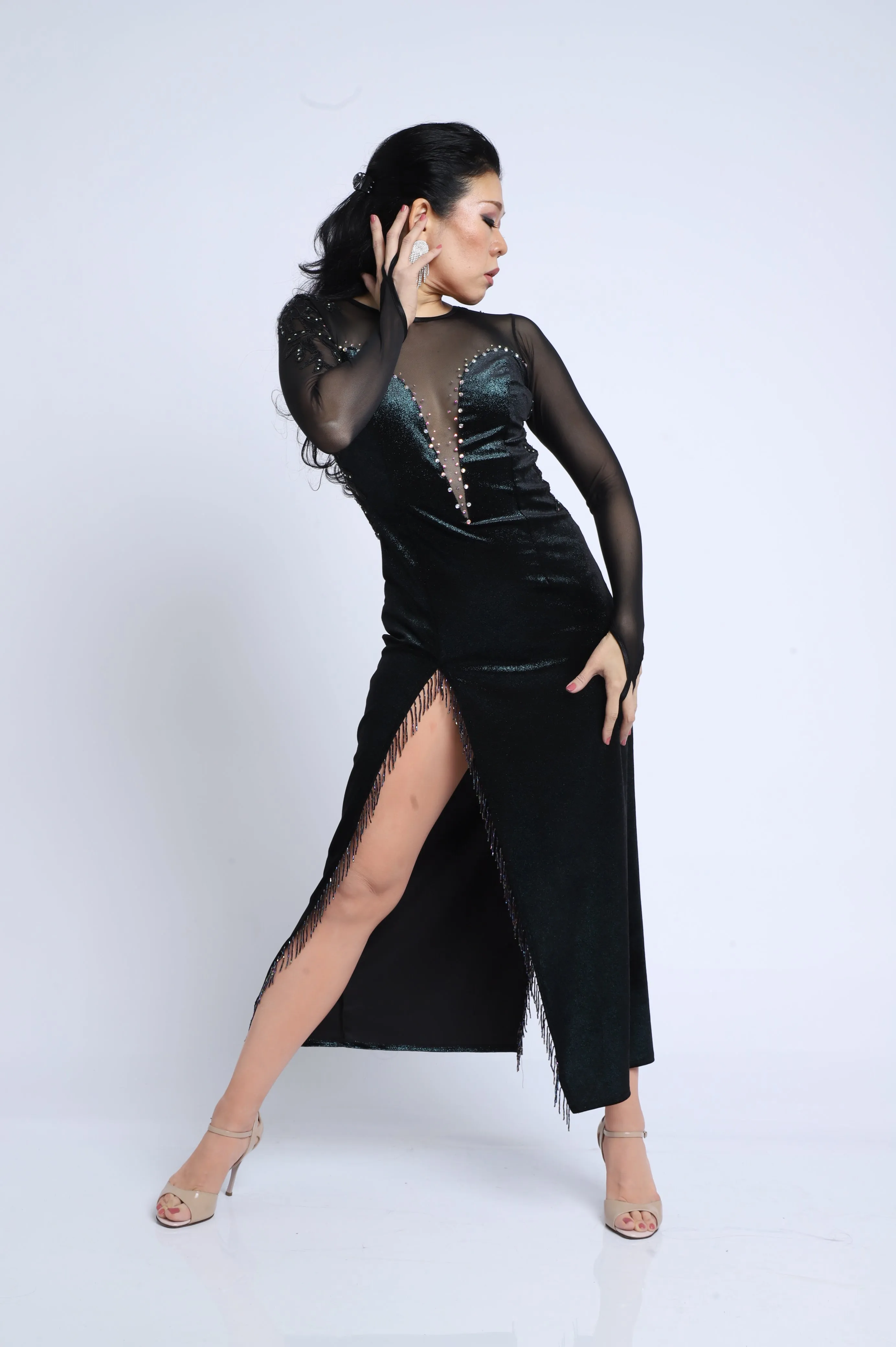 Vestido Tango Escenario SH1013