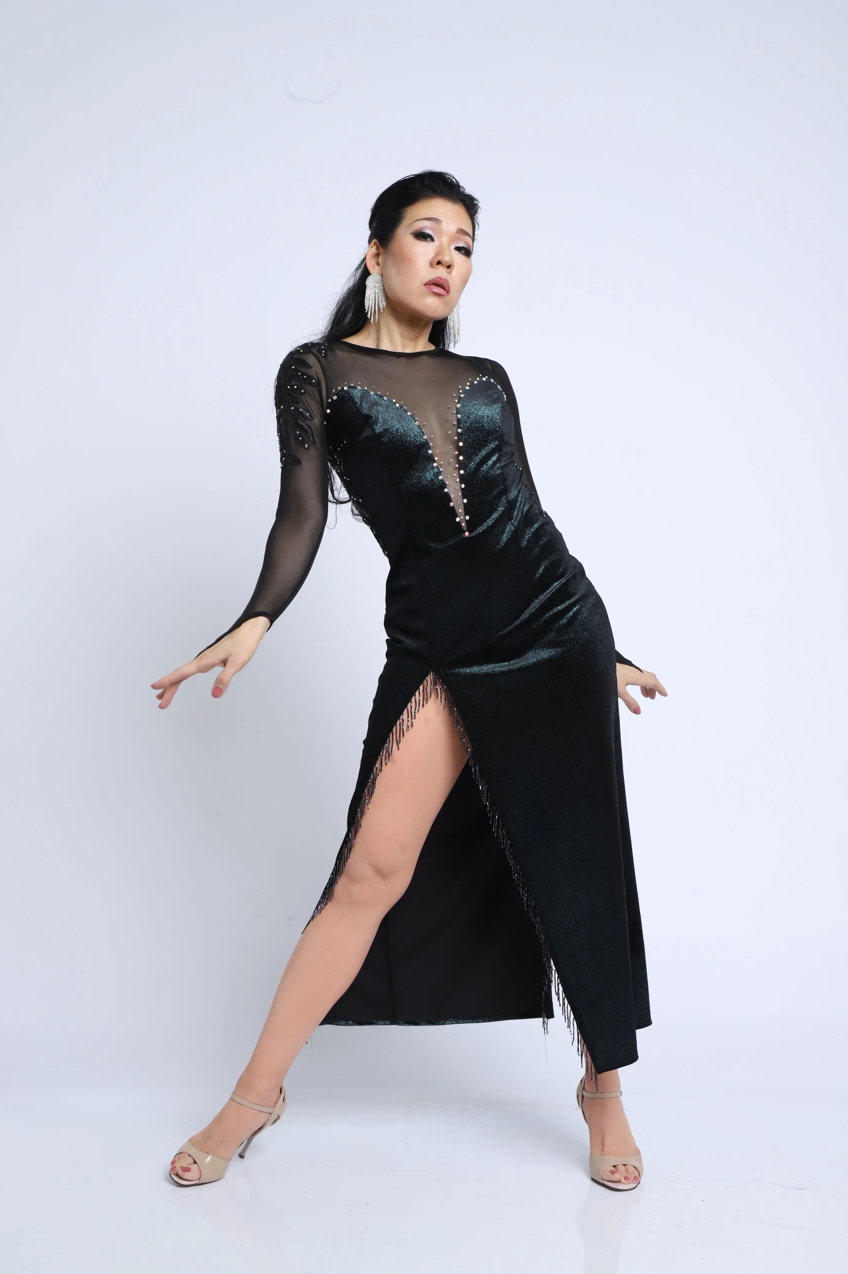 Vestido Tango Escenario SH1013