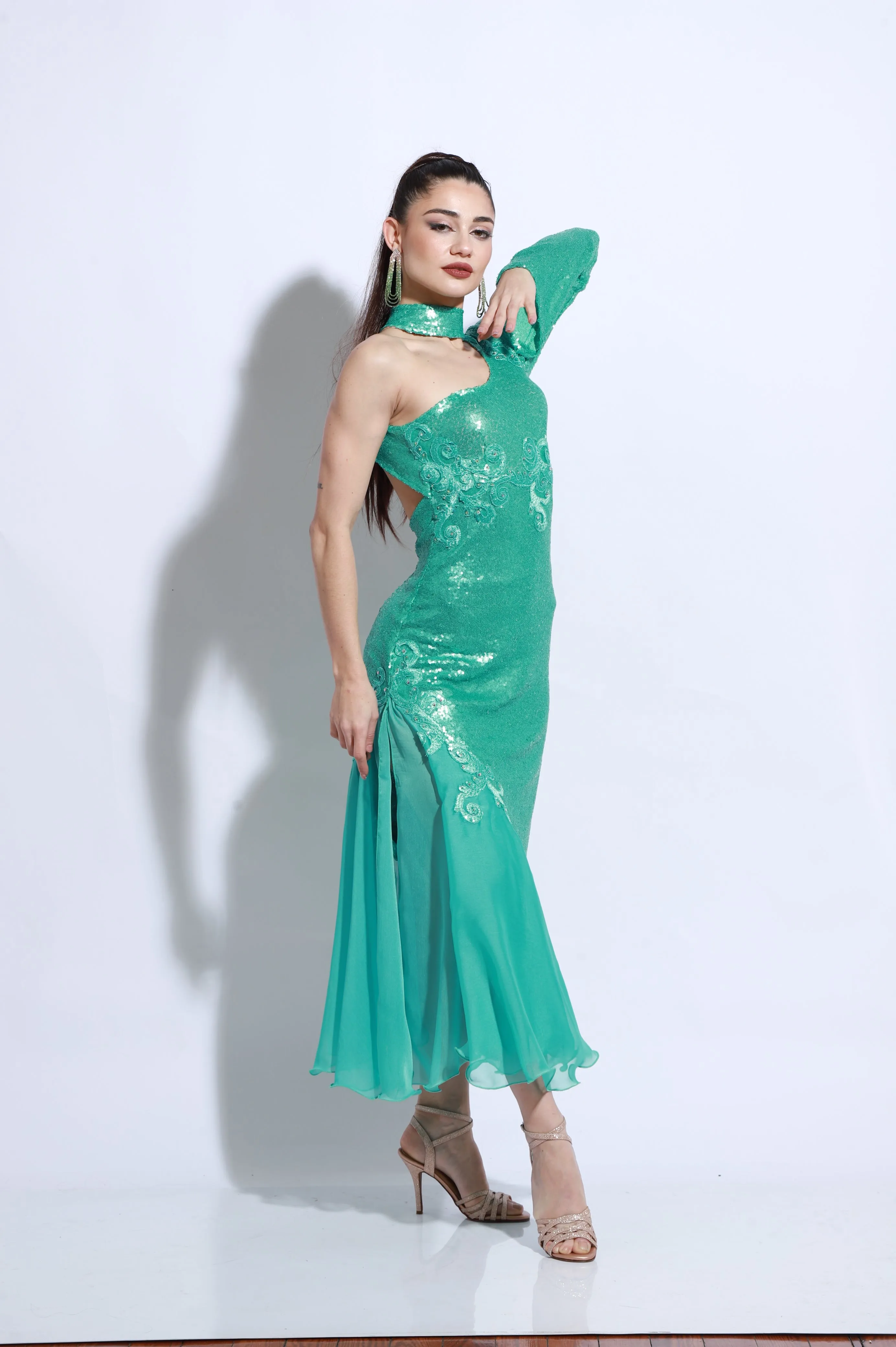 Vestido Tango Escenario SH1093