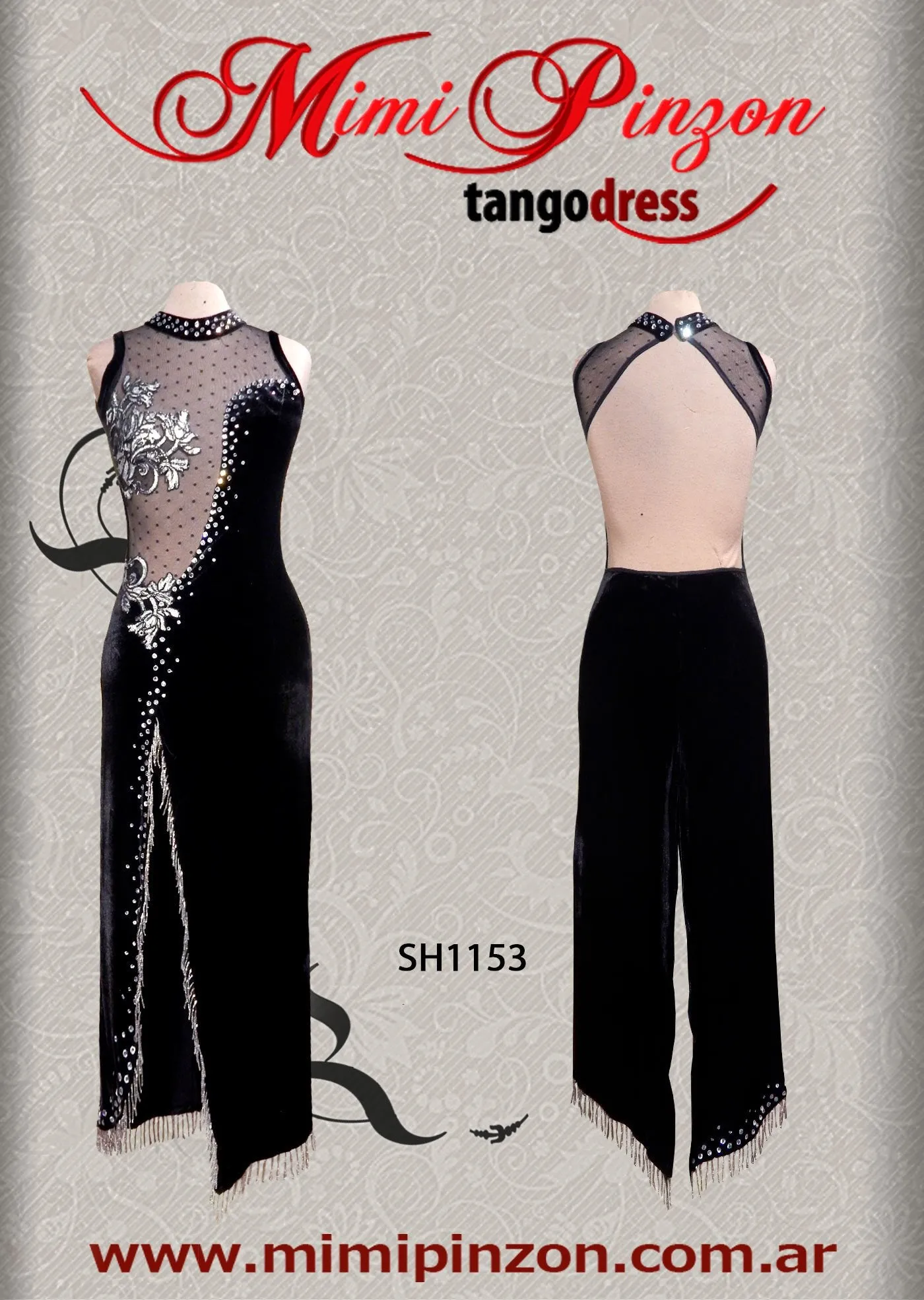 Vestido Tango Escenario SH1153