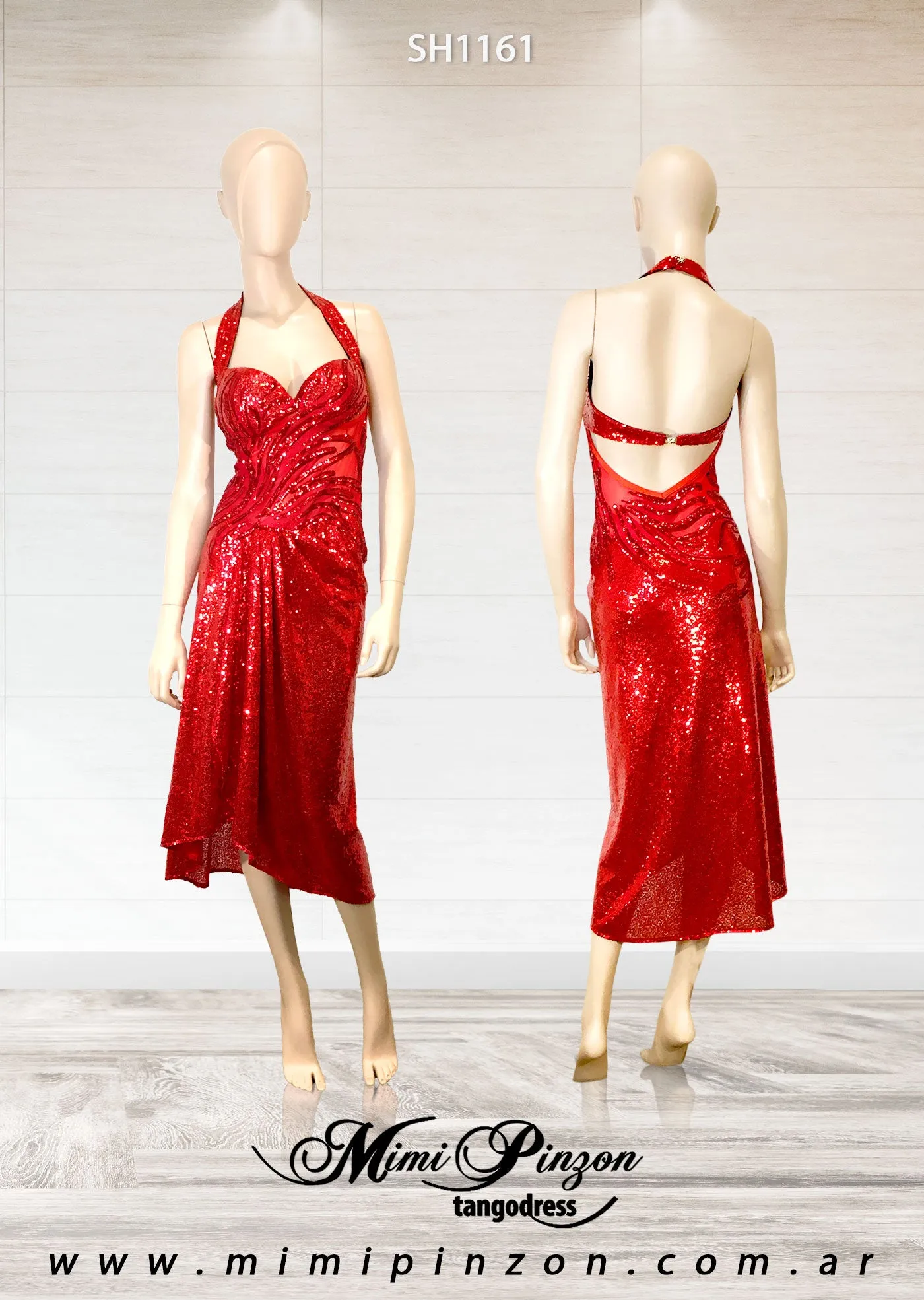 Vestido Tango Escenario SH1161