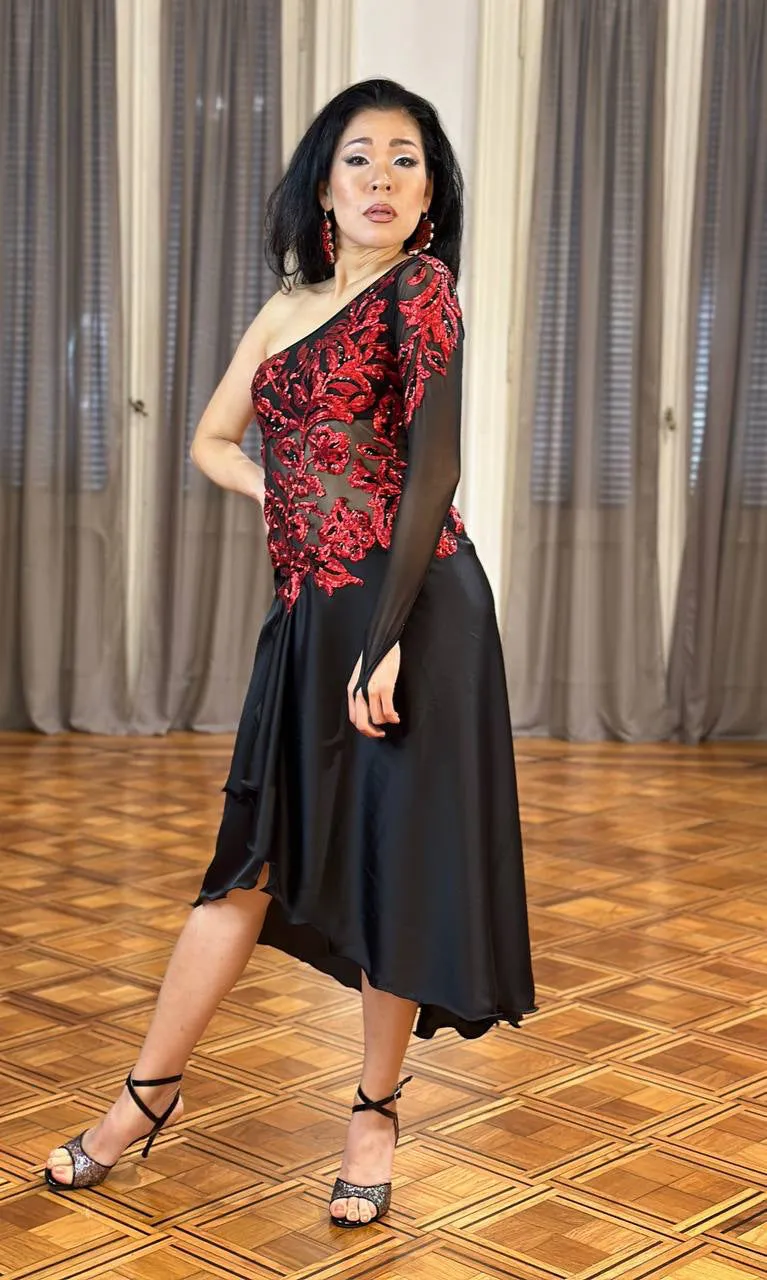 Vestido Tango Escenario SH1197