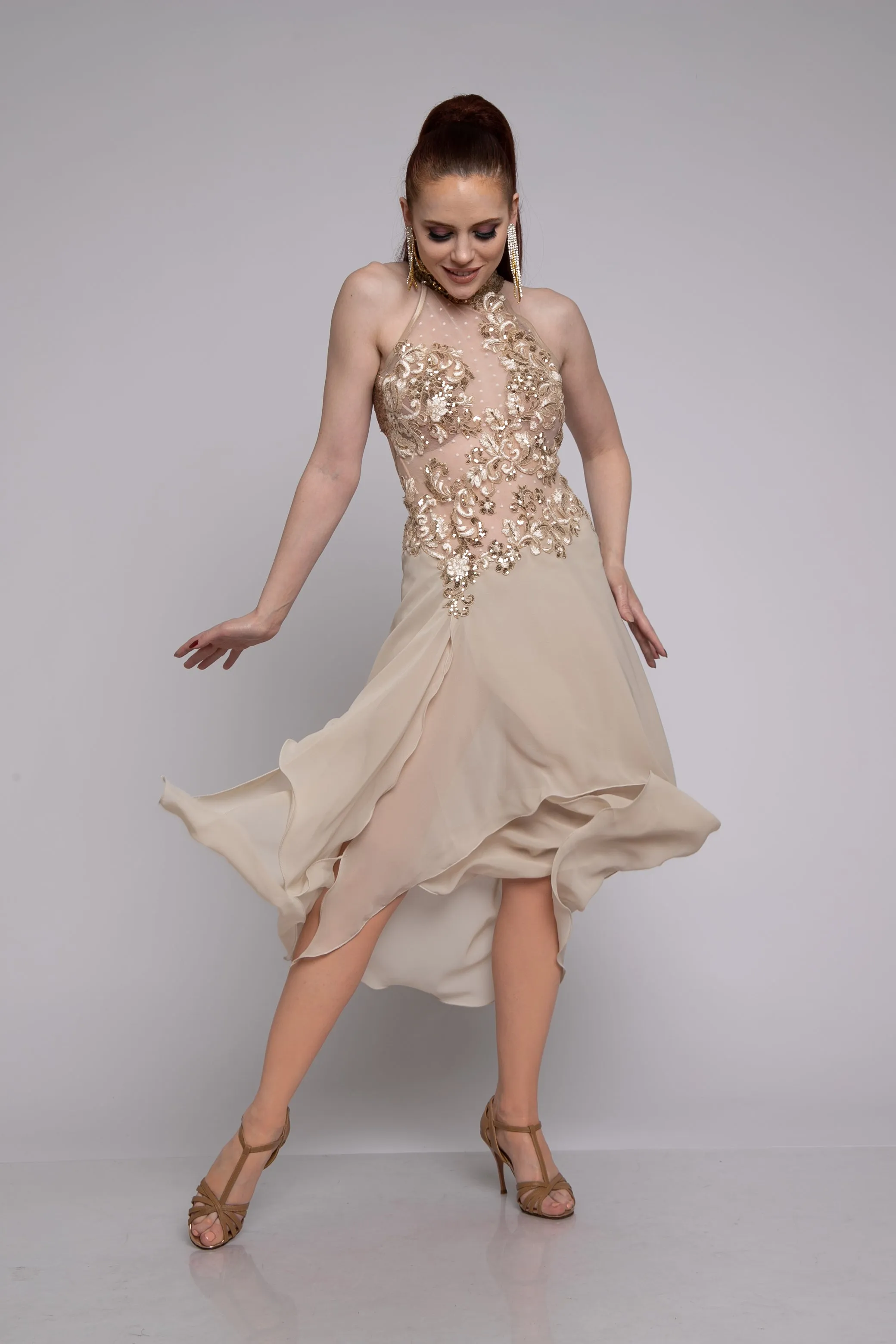 Vestido Tango Escenario SH834