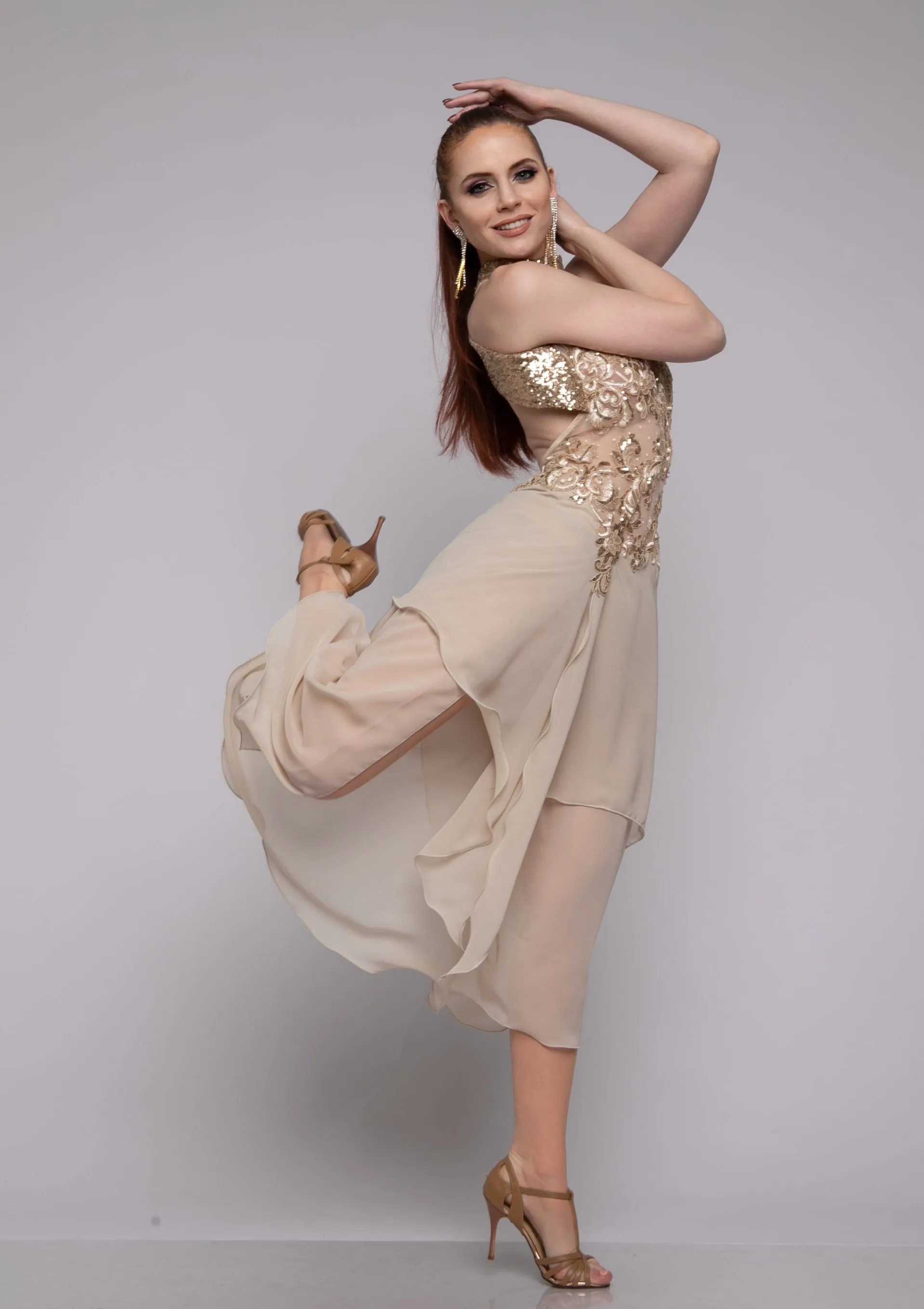 Vestido Tango Escenario SH834