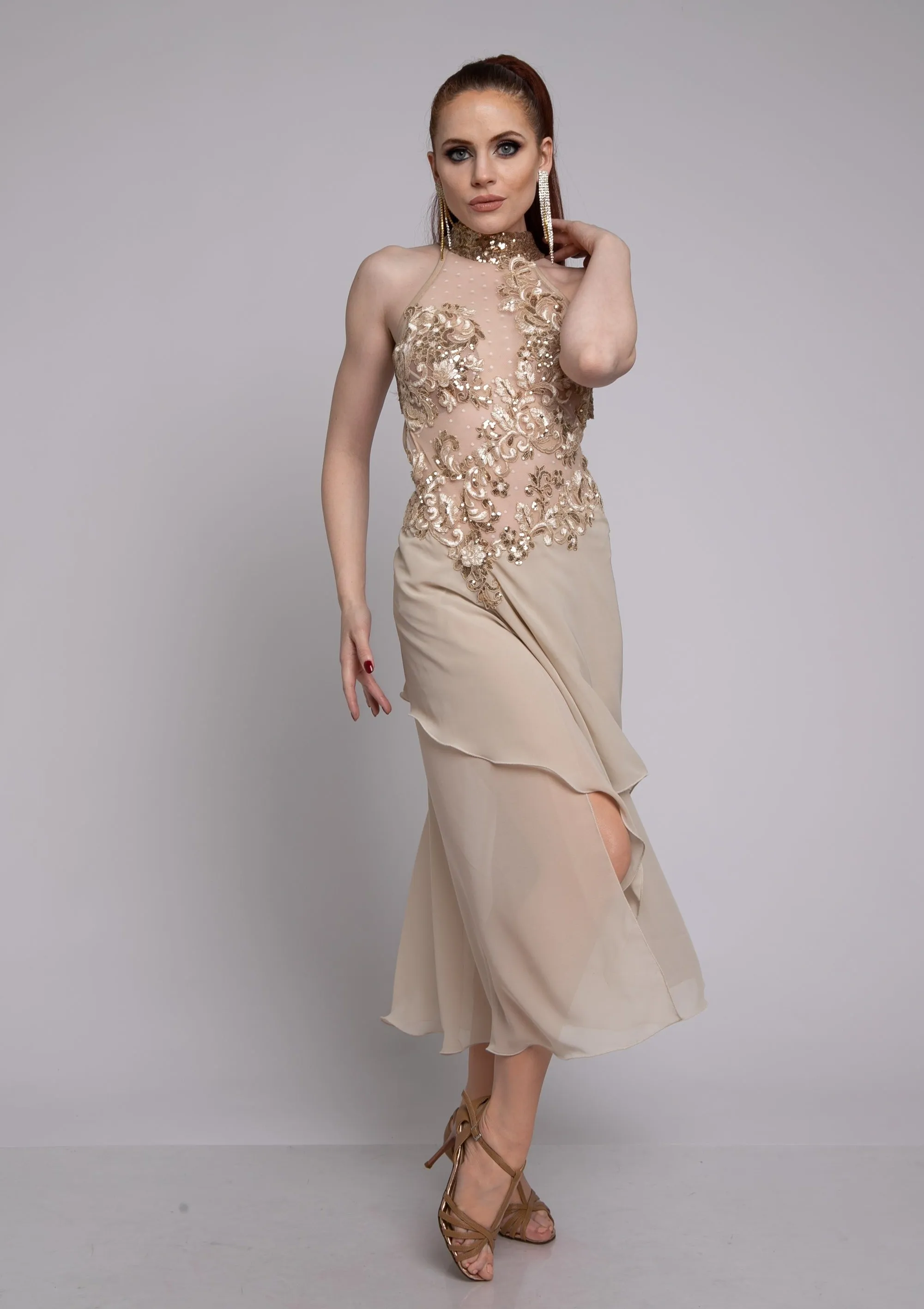Vestido Tango Escenario SH834