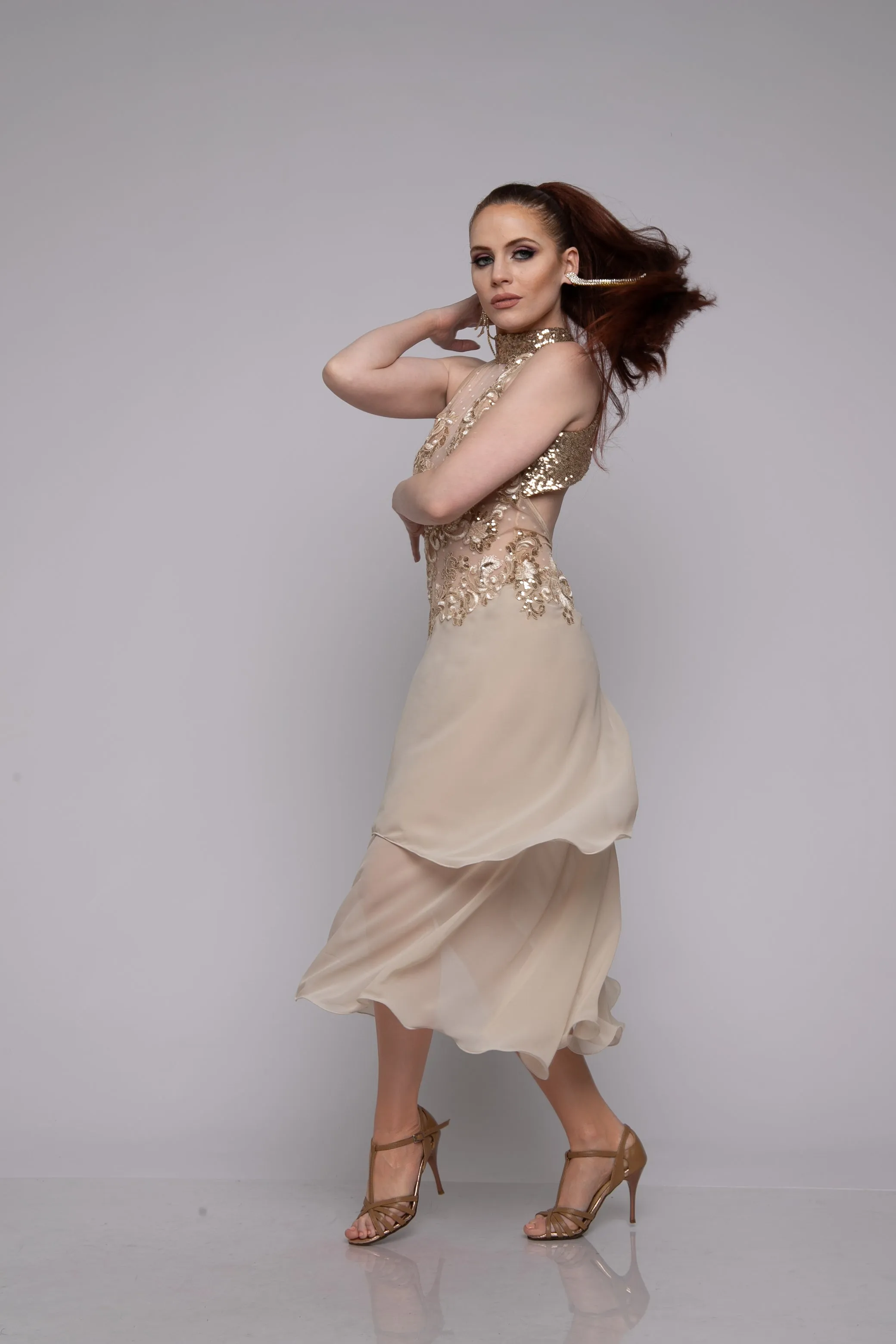 Vestido Tango Escenario SH834