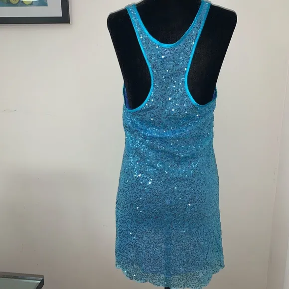 Victoria’s Secret Blue Sequin Tank Dress