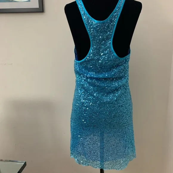 Victoria’s Secret Blue Sequin Tank Dress