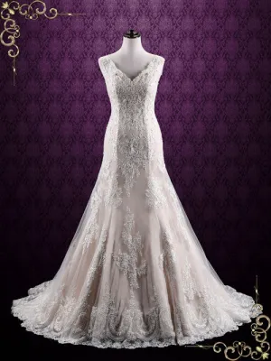 Vintage Classic Lace Wedding Dress LONDON