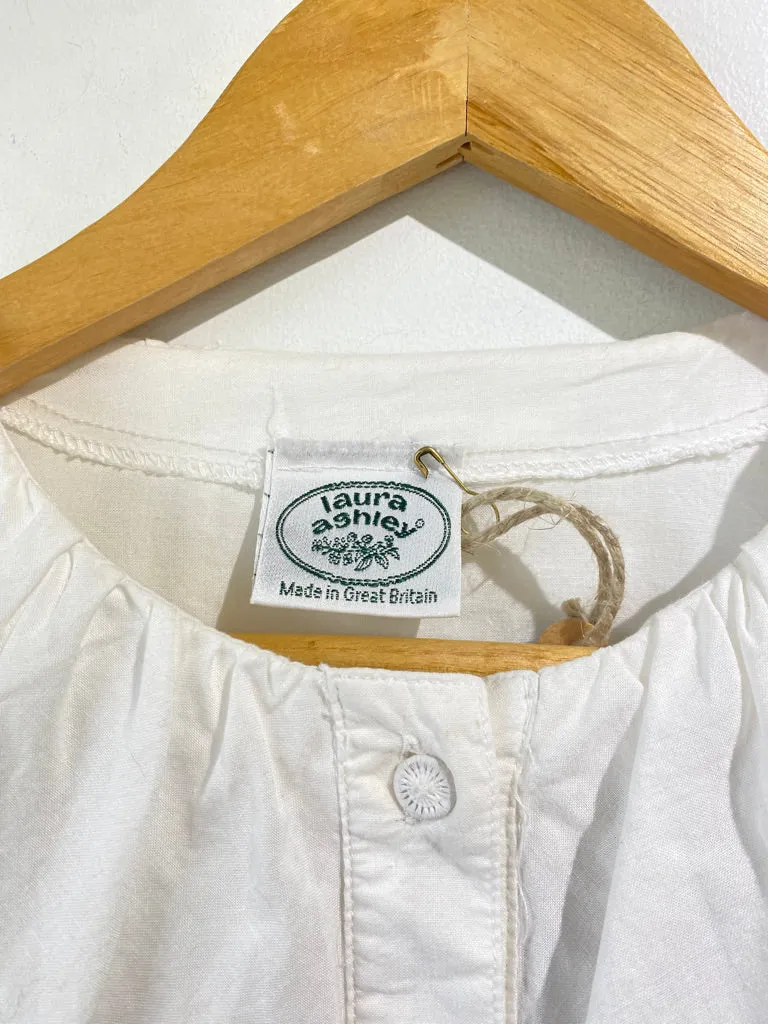 Vintage Laura Ashley White Eyelet Top