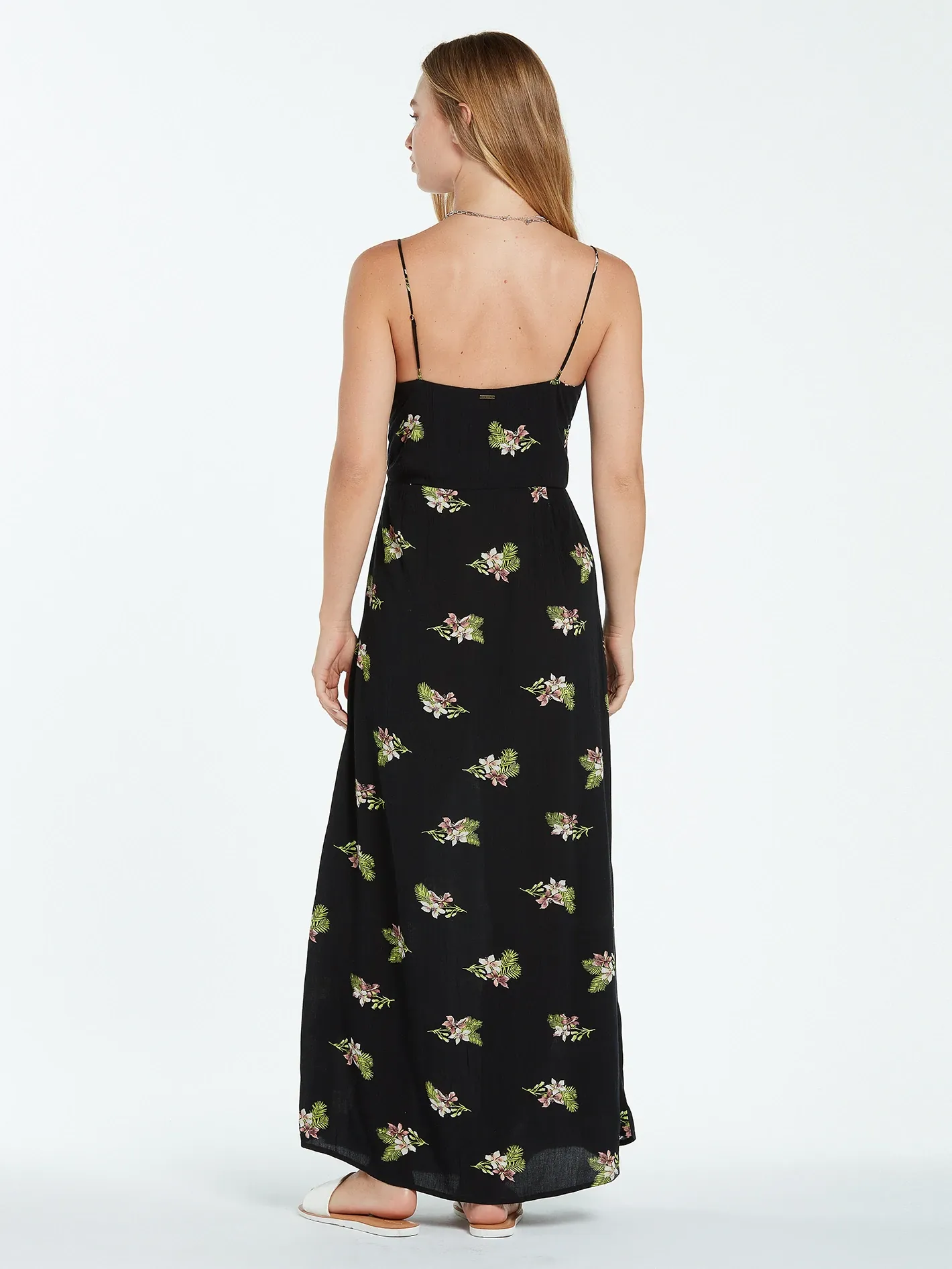 Volcom Womens Stormy Tropix Maxi Dress